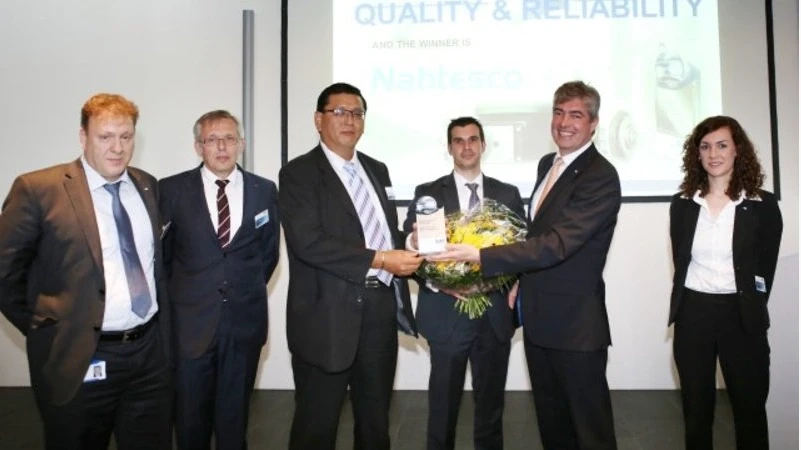Category quality and reliability winners Supplier Award 2014